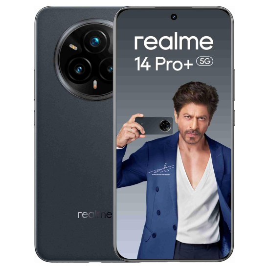 realme 14 Pro+ 5G ((Suede Grey, 12GB RAM, 256GB Storage)